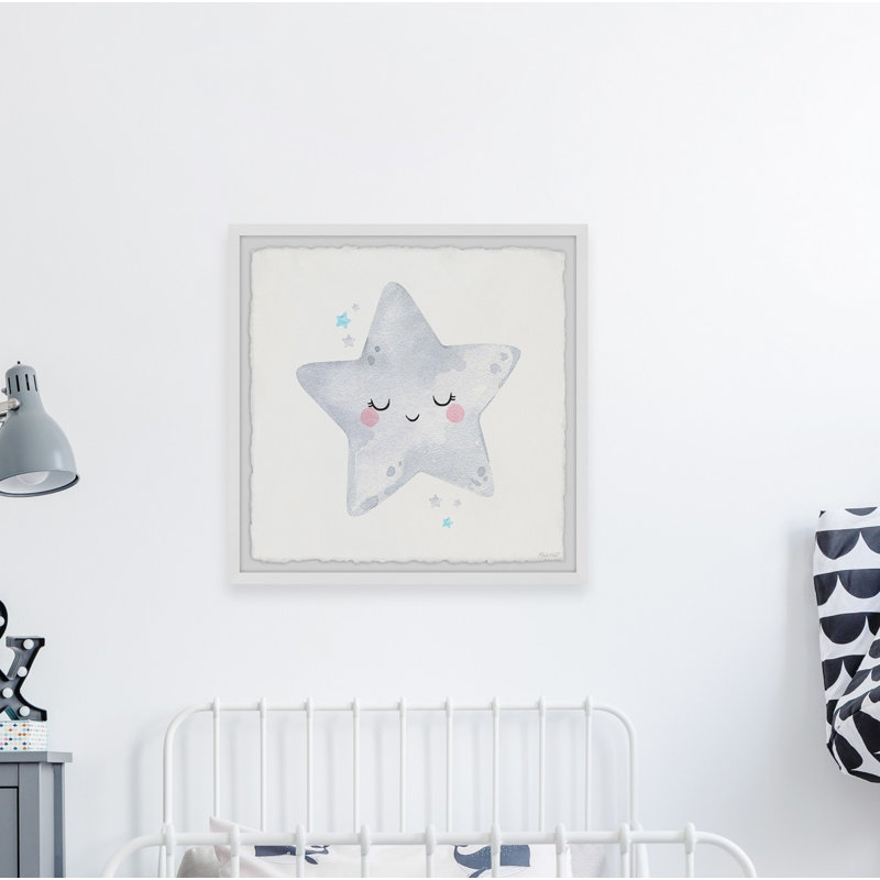 'Sleeping Star' Framed Print on Paper, 18" H x 18" W