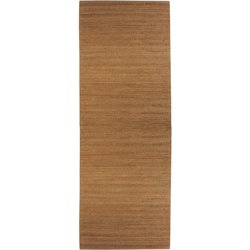 Baleine Modern Farmhouse Handmade Natural Fiber Jute Indoor Area Rug with Cotton Backing, Runner 2'6" x 7'9", Tan