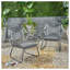 Fauteuil club gris Idaho