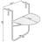 23.5'' Semi-Circle Folding Table