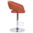 Amberlie Modern Upholstered Adjustable-Height Barstool with Footrest-124991589-124990601