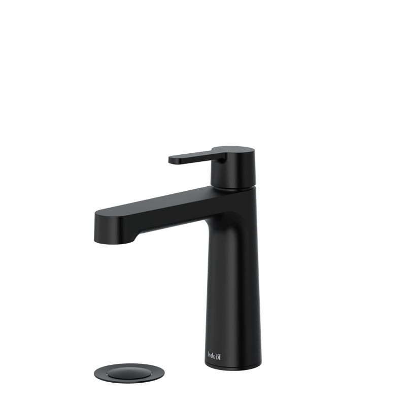 Robinet de lavabo à poignée simple Nibi, Noir
