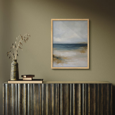 Reproduction d'art encadrée abstraite pour décoration intérieure moderne