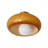 Glass Semi Flush Mount Yellow-126026815