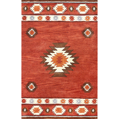 Joshua Southwestern Wool Hand Woven Area Rug