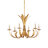 Bette 6 - Light Wrought Iron Dimmable Classic / Traditional Chandelier