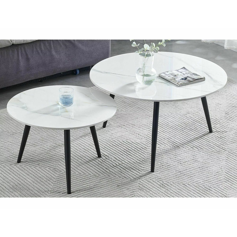 Samaire Coffee Table, White
