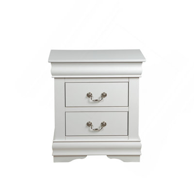 Table de chevet blanche