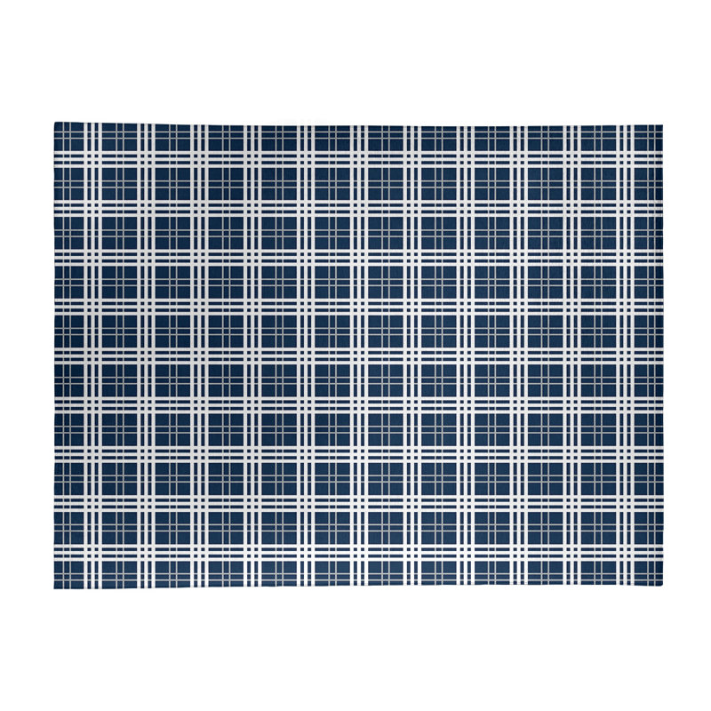 Plaid Indoor Rug, Rectangle 9' x 12'