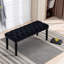 Banc rembourré en velours Cassedy-1326581022