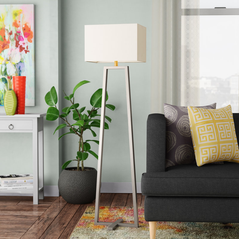 Lampe sur pied colonne 60 "Aksel