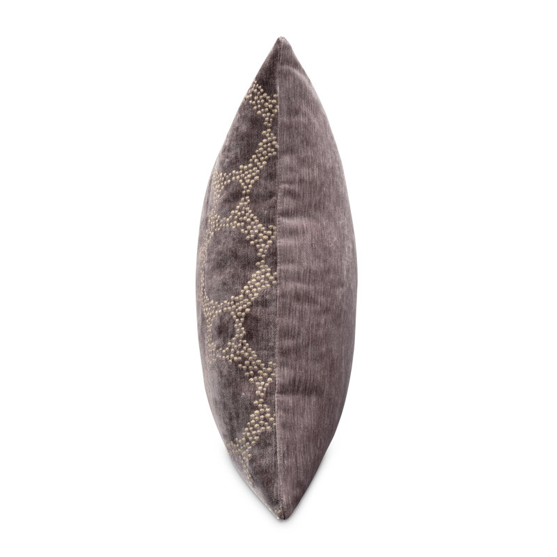 Moonbeam Square Pillow Cover & Insert, Charcoal