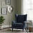 HOMCOM Floor Lamp with 2 Glass Shades, Modern Portable Decorative Lamp, White Finish