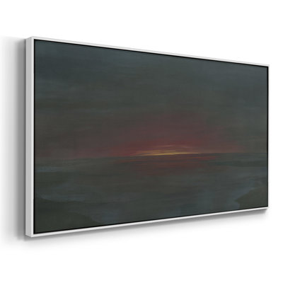 Red Nightsky III- Framed Gallery Wrapped Canvas -Ready to Hang