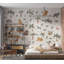 Adhésif mural pelez et collez pour enfants - Dessin de composition de jungle-1436444748