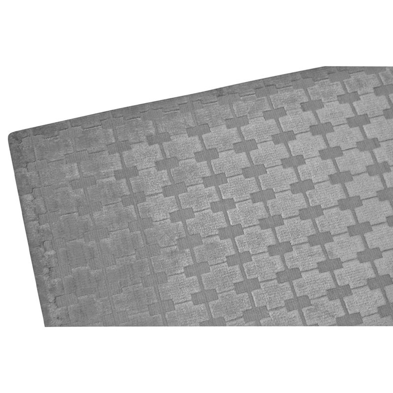 Geometric Area Rug in Gray