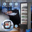 Réfrigérateur à boissons grande capacité 13,4 pieds cubes - Merchandiser à porte en verre - 5 tablettes réglables - Éclairage à DEL - Réfrigérateur à affichage vertical pour restaurant, magasin, bar - utilisation commerciale