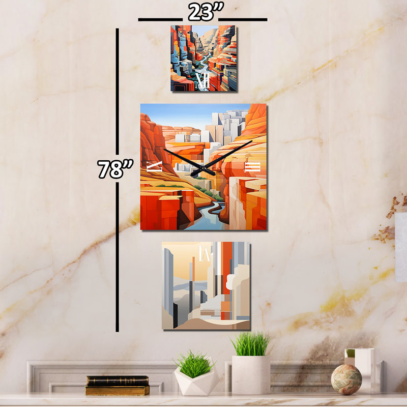 Saranne Metal Wall Clock