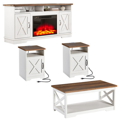 Chiara 5-piece Farmhouse Table Set