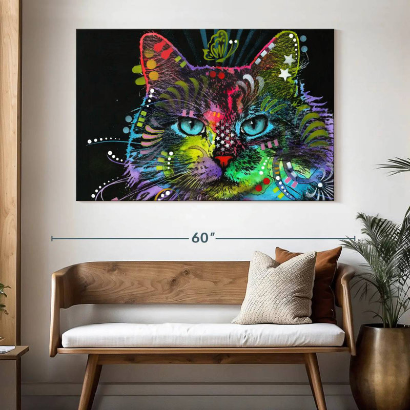 Blue Stare, 34" H x 51" W