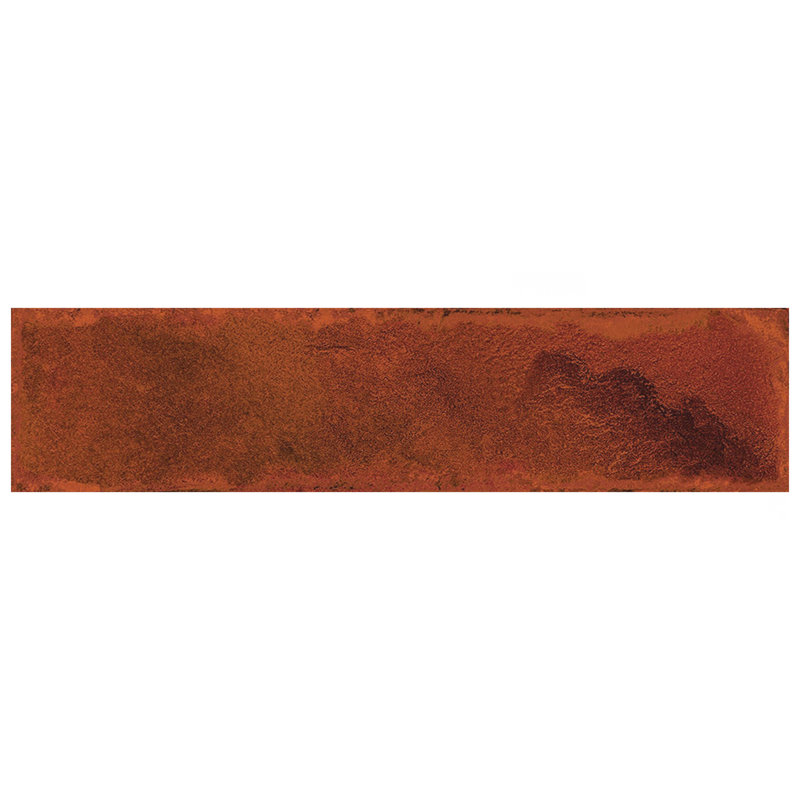 Luca 3" x 12" Ceramic Tile, Red