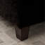 Canapé modulaire 96,5 po pour salon, canapé rembourré en tissu de chenille doux, canapé 3 places avec repose-pieds en L noir-129519958-129519961