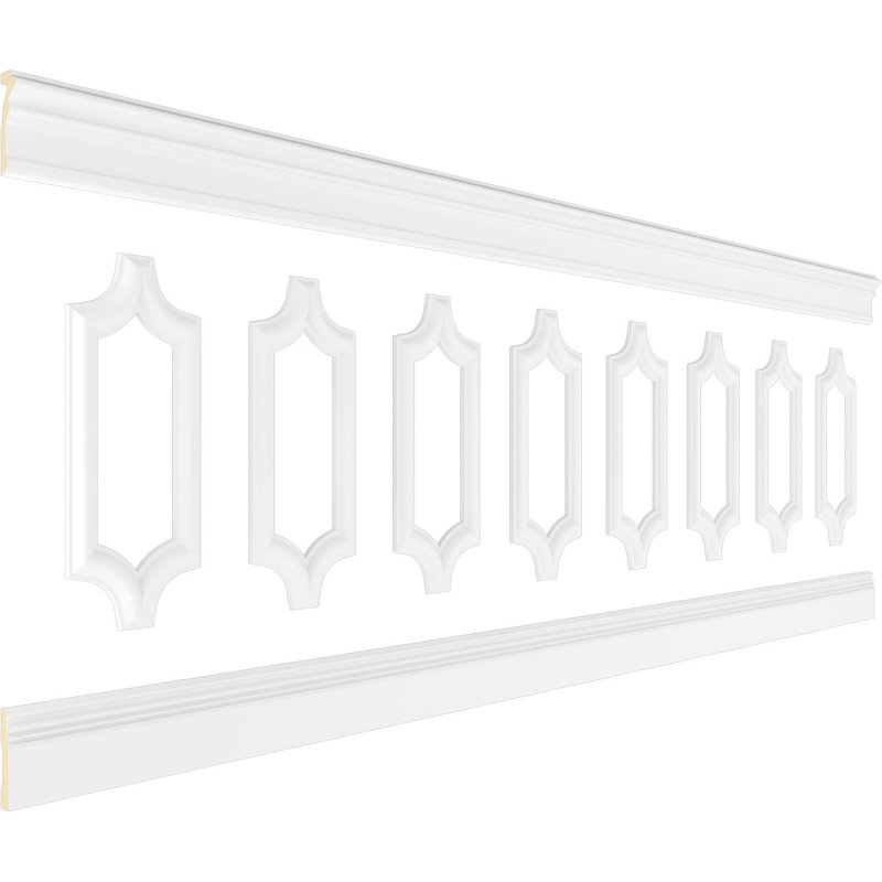 Panneau de lambris H 36 po x l 94 1/2 po x P 1/2 po