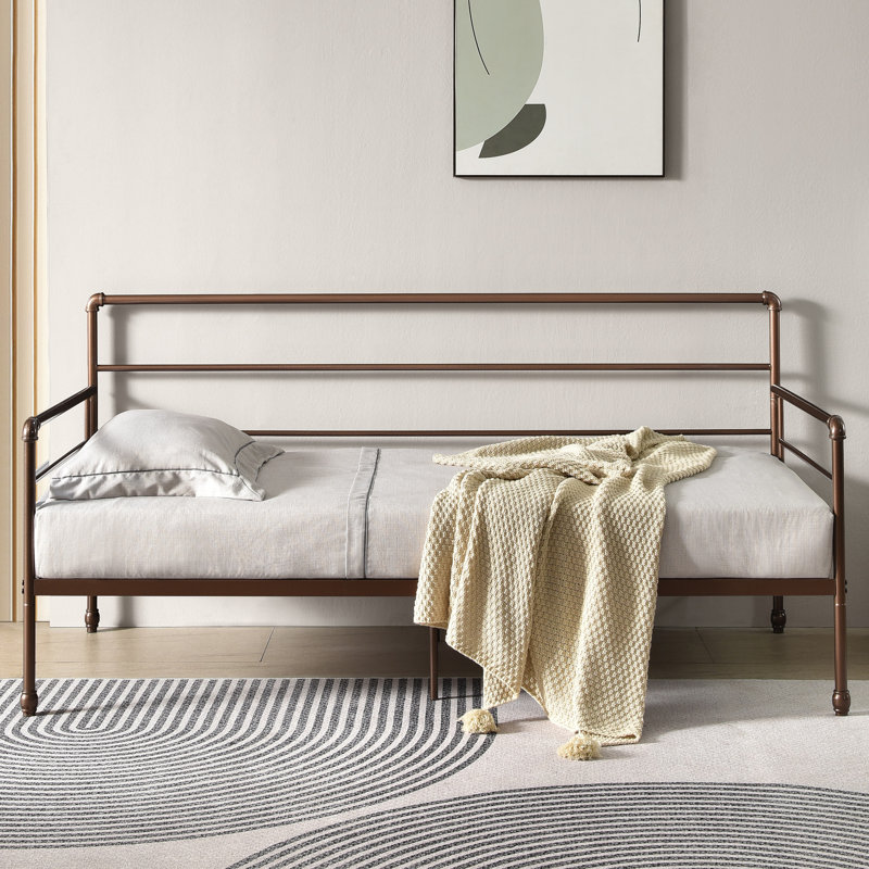 Lit de jour simple Brunilde, Bronze antique