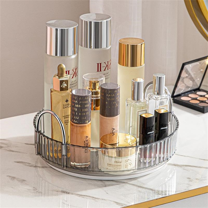 Athea Acrylic 1 Tier Makeup Organiser, Grey