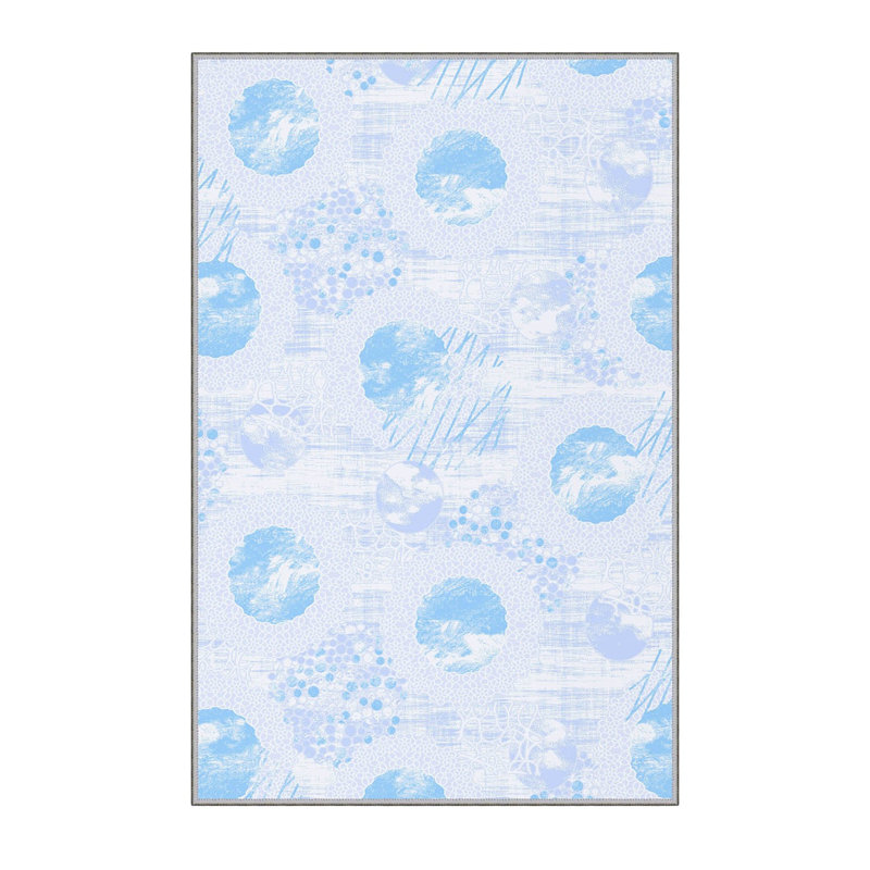 Premium 3D Printed Carpet, 4.6 x 7.2 Feet, 100% Polyester, 0.3 Inches Pile Height | Antibacterial, Non-Slip Underside, Machine Washable | Perfect for Living Room, Bedroom, and Kids' Play Areas, Durable & Stylish