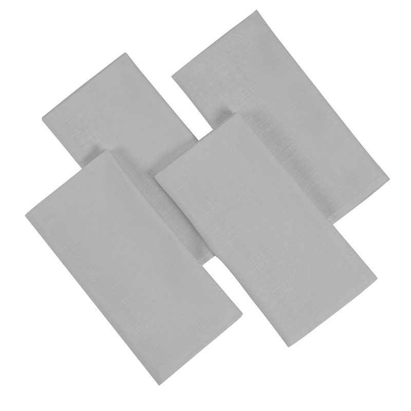 Linen Look Katniss Napkins, Grey