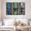«Ski Gears», 3 pièces sur toile-103229595