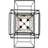 Kitzi 32 - Light Steel Dimmable Lantern Square / Rectangle Chandelier