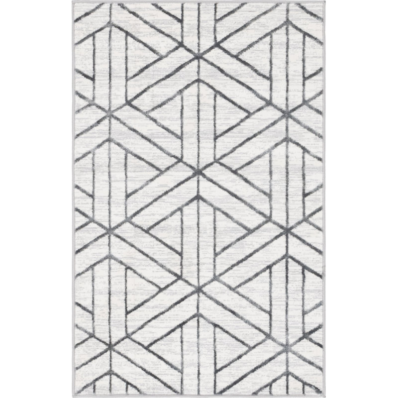 Rochele Geometric Indoor Rug, Rectangle 3'3" x 5'3"