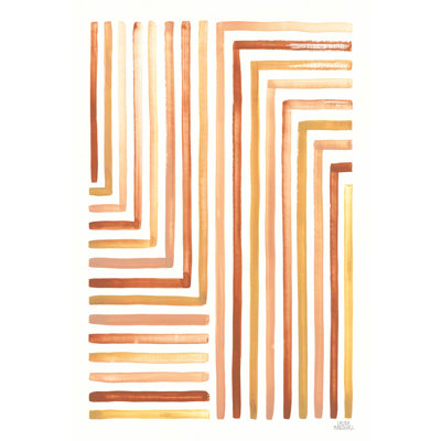 «Desert Sunset III SP» par Laura Marshall - impression sur toile tendue