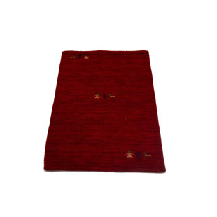 No-Shedding Hand Loomed Gabbeh Rug, 100% Wool, Solid Color, Fade & Stain Resistant, Durable