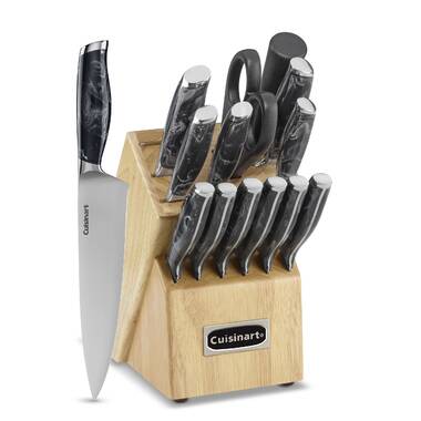 Titanium Cutlery 15-Piece Knife Block Set