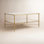 Allenhurst 38" Mirrored Glass Cocktail Table