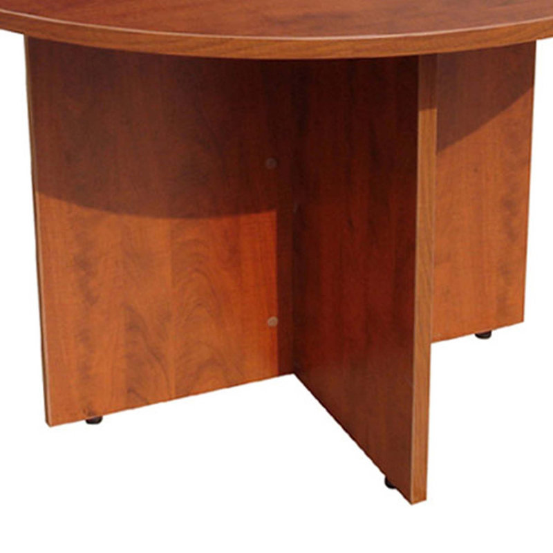 Table de réunion Zoa, H 29,5 po x L 47 po x l 47 po, Brun bois flottant