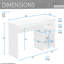 Bureau d'écriture avec rangement Home Office-1602211634