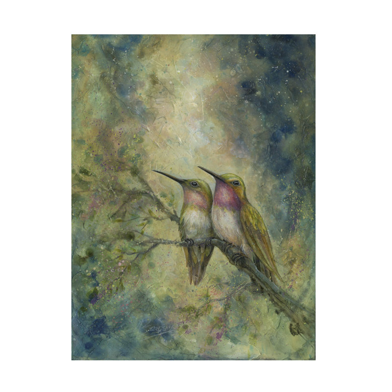 Art mural sur toile tendue - «A Love For Flowers» par Jody Bergsma pour décoration de salon, de chambre à coucher ou de bureau - 14 x 19