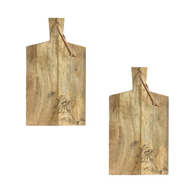 Saro Lifestyle Natural Wood Chopping Boards (Set of 2)