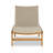 Neecy Outdoor Teak Wood Chaise Lounge-88234818