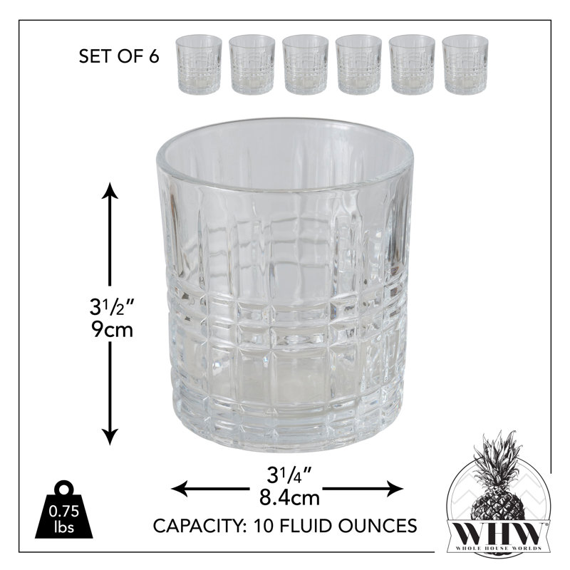 6 Everyday 10 Ounce Glasses