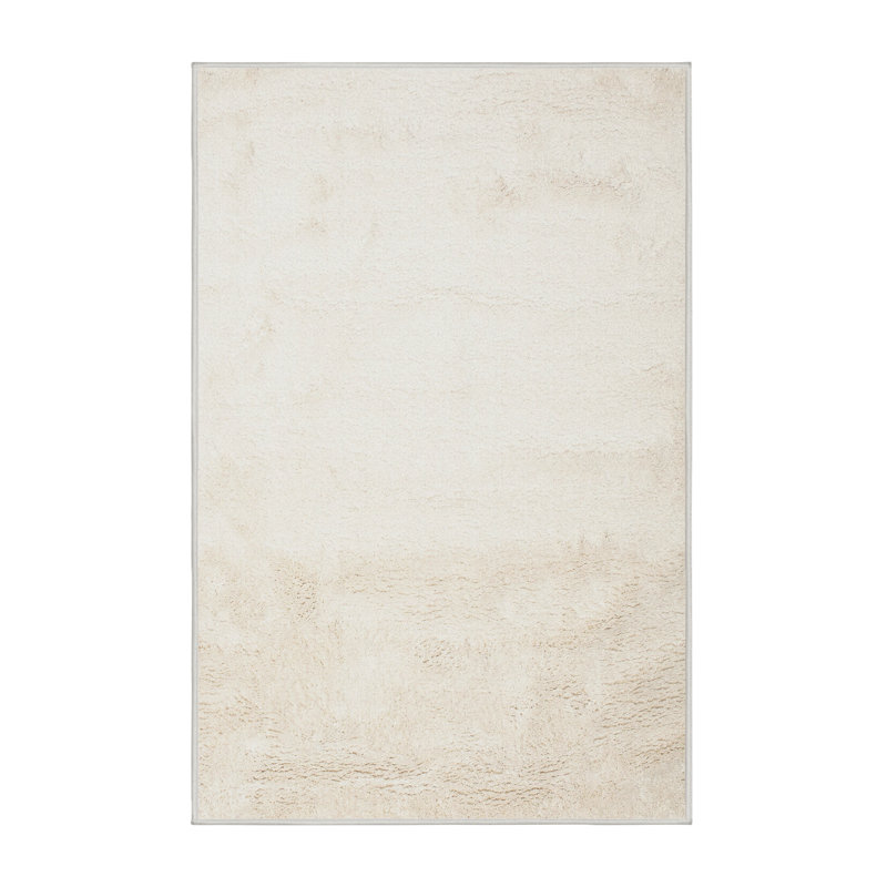 Tapis beige contemporain, Rectangle 6 pi x 9 pi