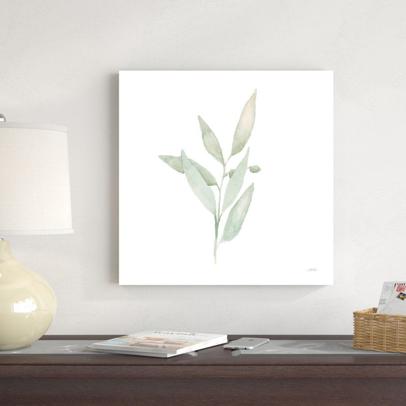 «Sage II» par Katrina Pete - peinture sur toile tendue, H 20 po x l 20 po