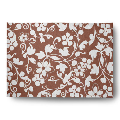 Ingunn Chenille Floral Indoor Rug