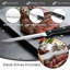 30 Piece Cutlery Set With Steak Knives, Stainless Steel Flatware Silverware Sets Service For 6, Scalloped Edge Tableware Included Forks Knives Spoons, Mirror Polished, Dishwasher Safe