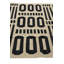 Tapis noir et blanc Jessen