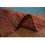 Tapis tribal vibrant en laine Kilim 8 x 10